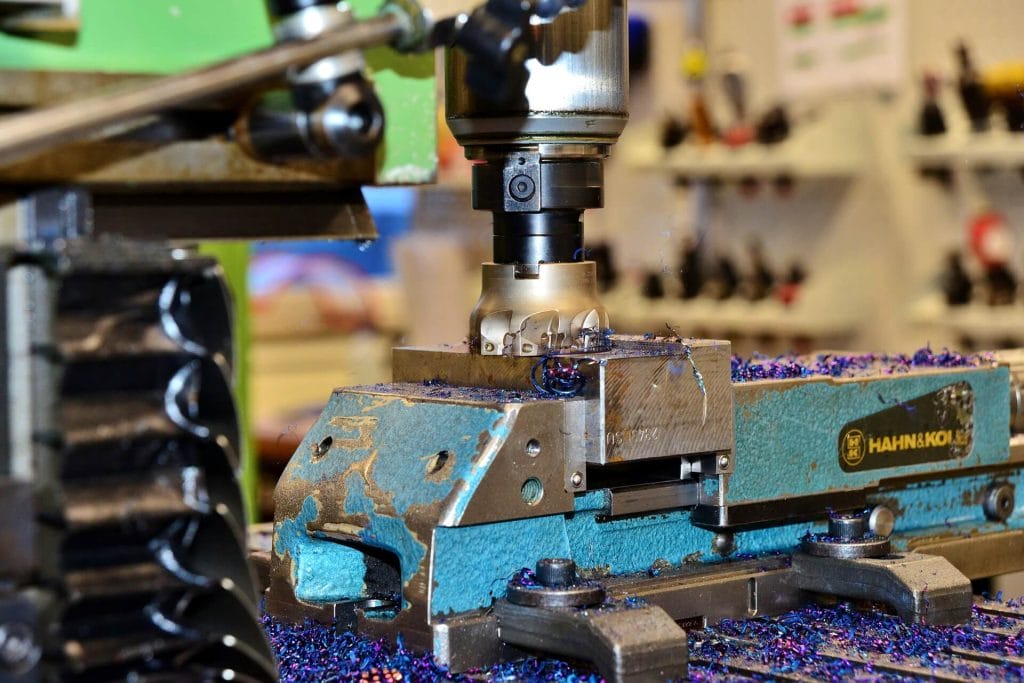 CNC-milling-machine-in-action